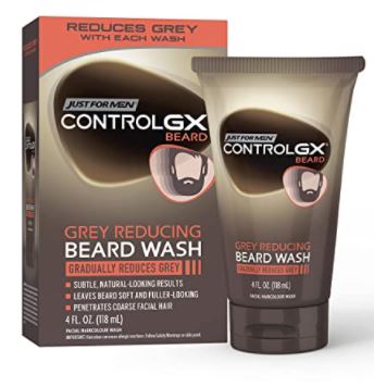 Beard dye: control gx gray-reducing beard wash