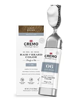 Beard dye: cremo no mix no mess hair and beard color