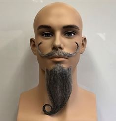 Beard extensions: don quixote beard and mustache set