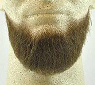 Beard extensions: full chin beard