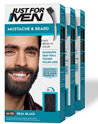 Beard gel: just for men brush in color gel for mustache and beard