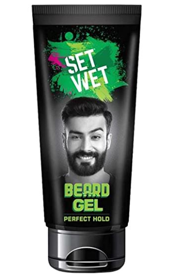Beard gel: set wet beard styling gel