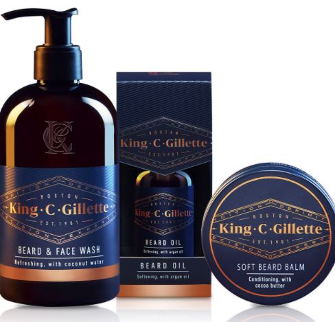 Beard grooming kits: king c. Gillette beard care kit