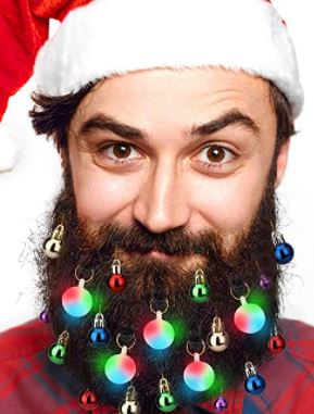 Beard lights: beard fairy lights ornaments glitter kit