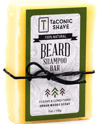 Beard soap: taconic shave beard shampoo bar