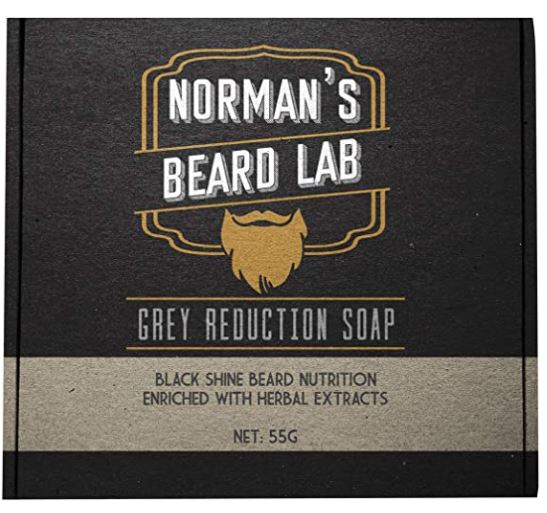 Beard soap: the official brand, norman's beard lab, grey reduction soap