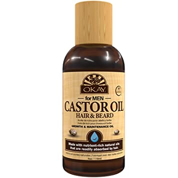 Beard growth oil: castor oil