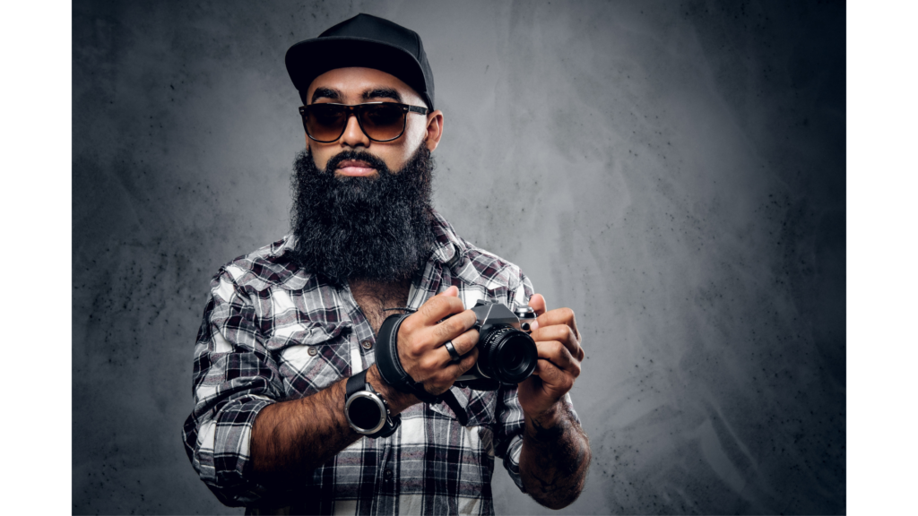 Types of beards: curly beard