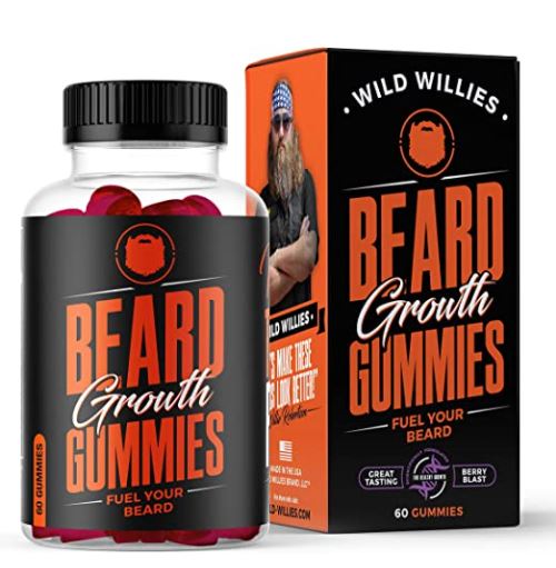 Beard growth supplement: beard growth gummies