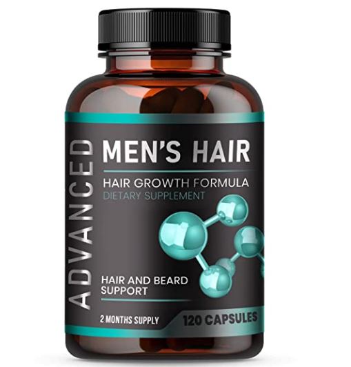 Beard growth supplement: men's hair hair growth vitamins for men
