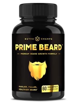 Beard growth supplement: nutra champs beard growth vitamins supplement for men