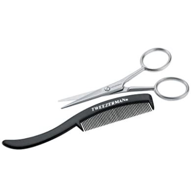 Best beard products 2021: tweezerman g. E. A. R. Moustache scissors