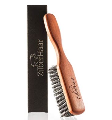 Best beard products 2021: zilberhaar beard brush (soft bristles)